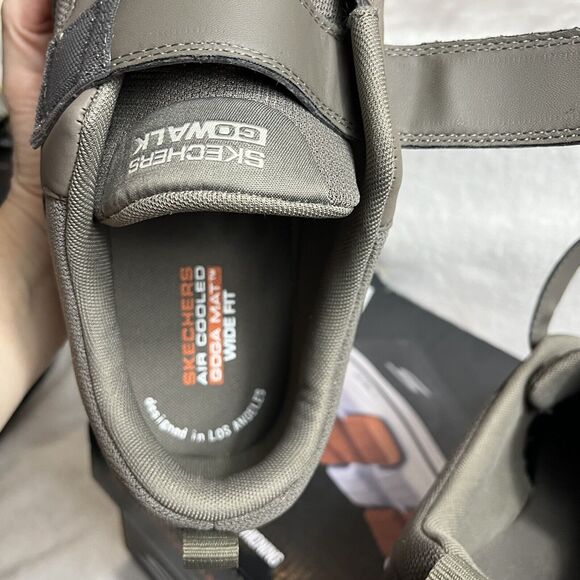 SKECHERS NIB MEN'S GO WALK 5 WISTFUL DUAL STRAP 11 Extra Wide 55515EWW SHOES - Picture 9 of 11